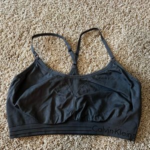 Calvin Klein Performance Quick Dry Sports Bra.